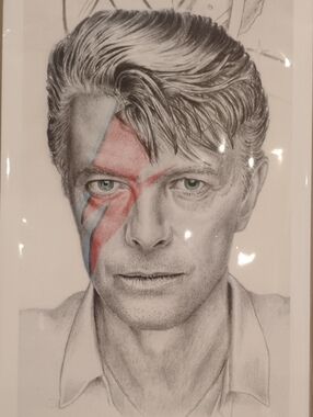 David Bowie Jeffrey St. Romain Giclee Print